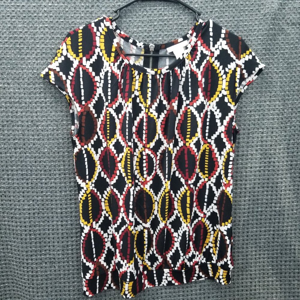 Worthington Stretch Blouse sleeveless Women's Large